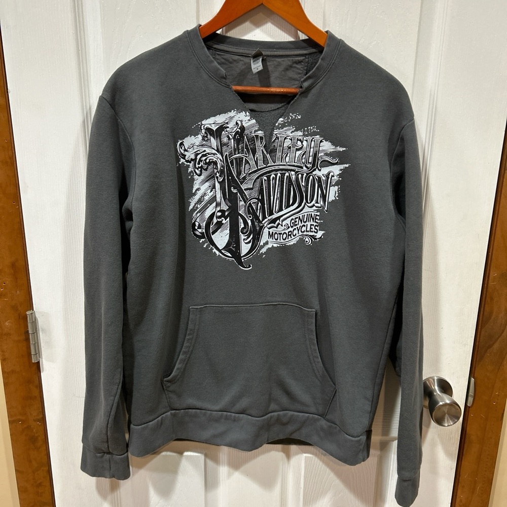 Harley-Davidson Gray Graphic Sweatshirt